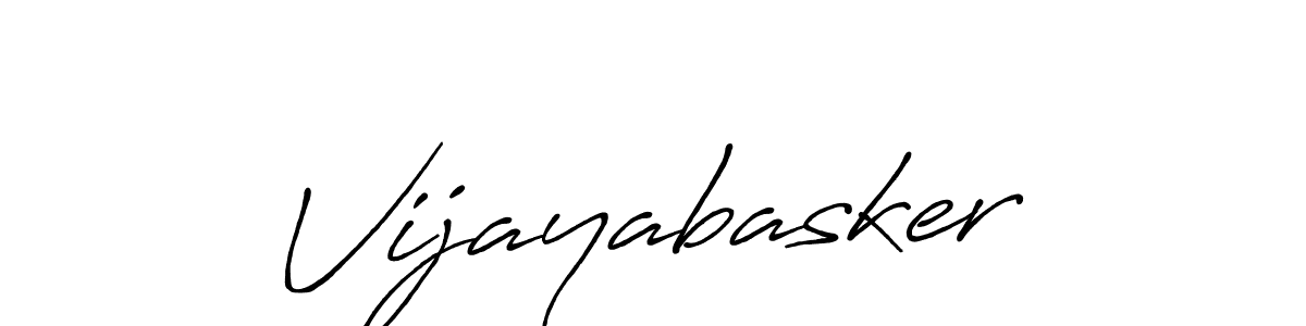 How to make Vijayabasker signature? Antro_Vectra_Bolder is a professional autograph style. Create handwritten signature for Vijayabasker name. Vijayabasker signature style 7 images and pictures png