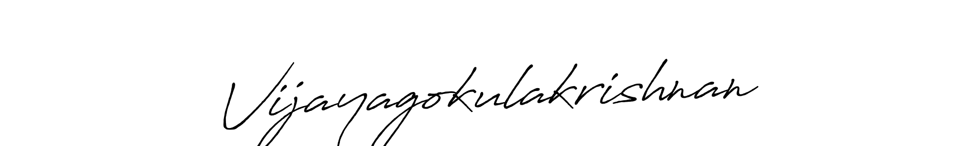 Design your own signature with our free online signature maker. With this signature software, you can create a handwritten (Antro_Vectra_Bolder) signature for name Vijayagokulakrishnan. Vijayagokulakrishnan signature style 7 images and pictures png