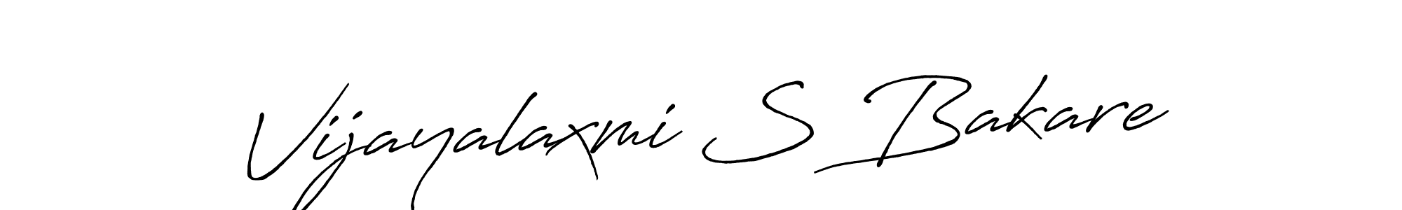 It looks lik you need a new signature style for name Vijayalaxmi S Bakare. Design unique handwritten (Antro_Vectra_Bolder) signature with our free signature maker in just a few clicks. Vijayalaxmi S Bakare signature style 7 images and pictures png