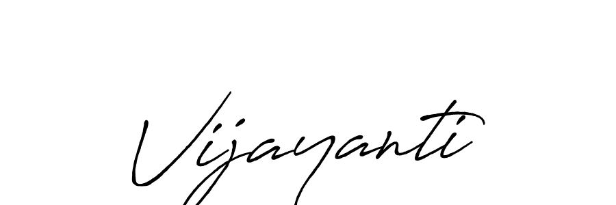 You should practise on your own different ways (Antro_Vectra_Bolder) to write your name (Vijayanti) in signature. don't let someone else do it for you. Vijayanti signature style 7 images and pictures png