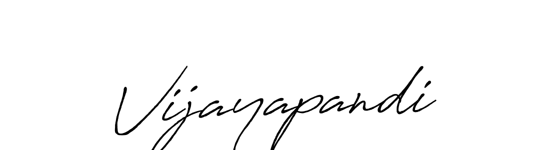 Vijayapandi stylish signature style. Best Handwritten Sign (Antro_Vectra_Bolder) for my name. Handwritten Signature Collection Ideas for my name Vijayapandi. Vijayapandi signature style 7 images and pictures png