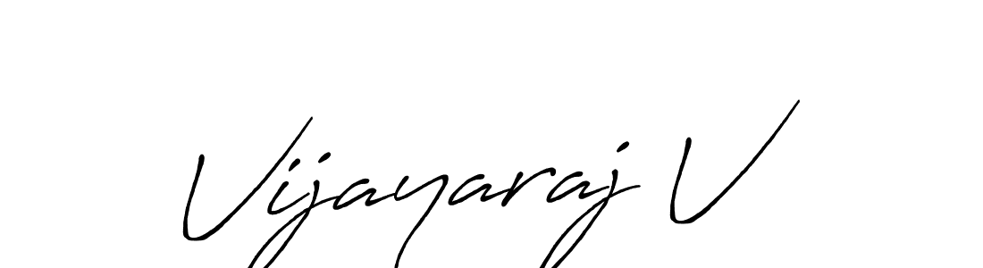 How to Draw Vijayaraj V signature style? Antro_Vectra_Bolder is a latest design signature styles for name Vijayaraj V. Vijayaraj V signature style 7 images and pictures png