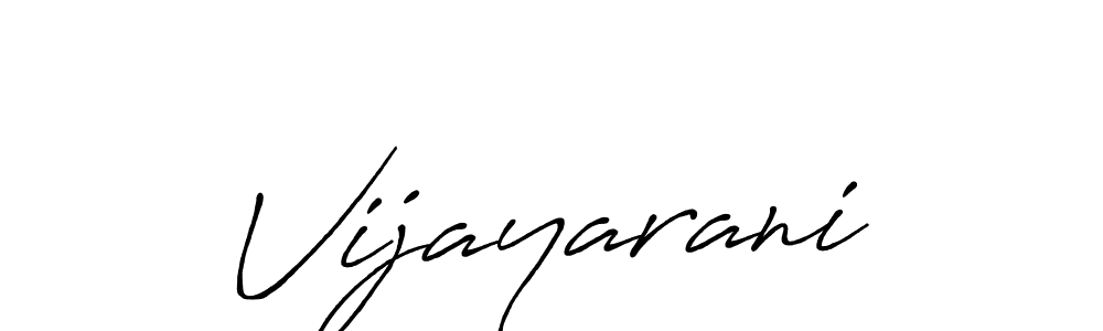 How to make Vijayarani name signature. Use Antro_Vectra_Bolder style for creating short signs online. This is the latest handwritten sign. Vijayarani signature style 7 images and pictures png