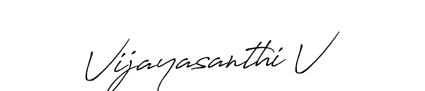 if you are searching for the best signature style for your name Vijayasanthi V. so please give up your signature search. here we have designed multiple signature styles  using Antro_Vectra_Bolder. Vijayasanthi V signature style 7 images and pictures png