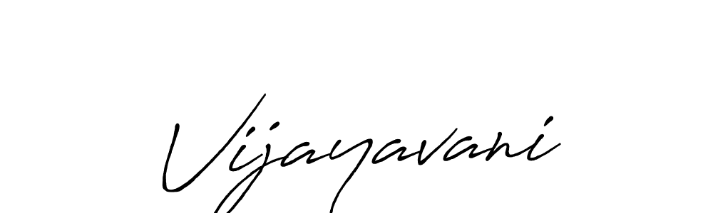 How to make Vijayavani name signature. Use Antro_Vectra_Bolder style for creating short signs online. This is the latest handwritten sign. Vijayavani signature style 7 images and pictures png