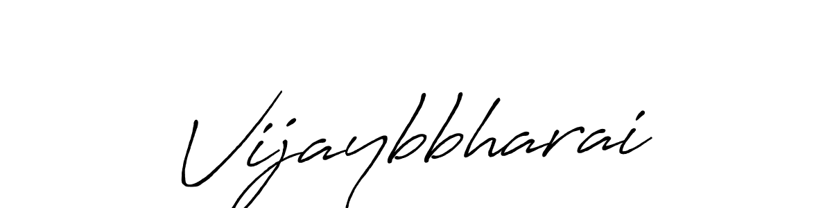 Use a signature maker to create a handwritten signature online. With this signature software, you can design (Antro_Vectra_Bolder) your own signature for name Vijaybbharai. Vijaybbharai signature style 7 images and pictures png