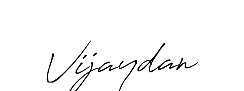 Use a signature maker to create a handwritten signature online. With this signature software, you can design (Antro_Vectra_Bolder) your own signature for name Vijaydan. Vijaydan signature style 7 images and pictures png