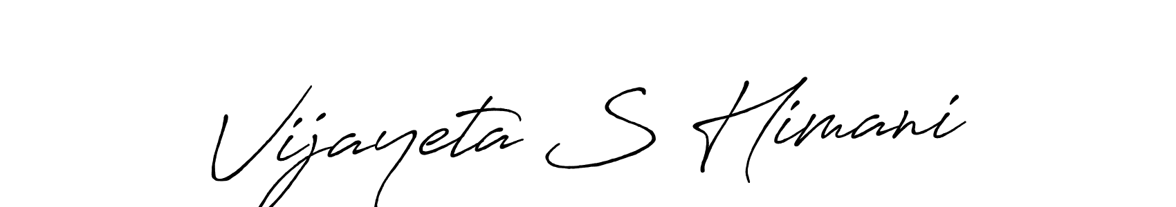 if you are searching for the best signature style for your name Vijayeta S Himani. so please give up your signature search. here we have designed multiple signature styles  using Antro_Vectra_Bolder. Vijayeta S Himani signature style 7 images and pictures png