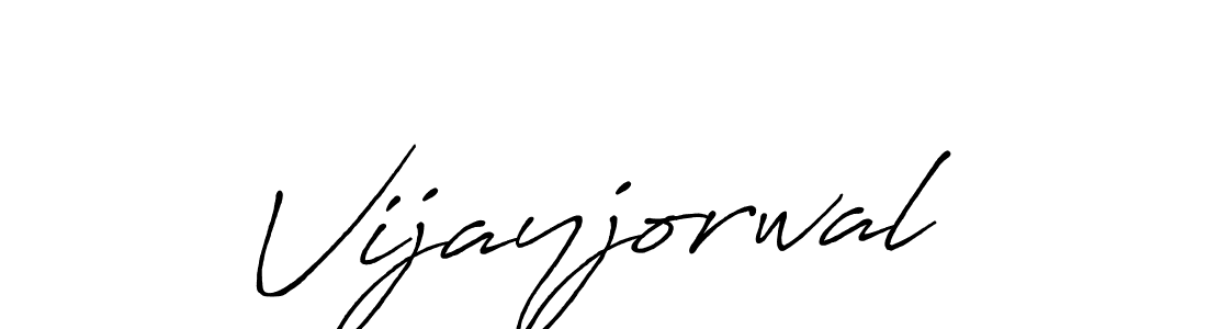 Use a signature maker to create a handwritten signature online. With this signature software, you can design (Antro_Vectra_Bolder) your own signature for name Vijayjorwal. Vijayjorwal signature style 7 images and pictures png