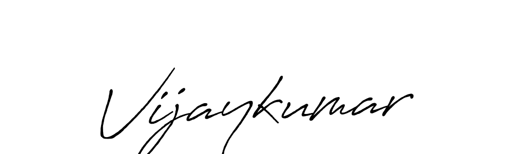 Design your own signature with our free online signature maker. With this signature software, you can create a handwritten (Antro_Vectra_Bolder) signature for name Vijaykumar. Vijaykumar signature style 7 images and pictures png