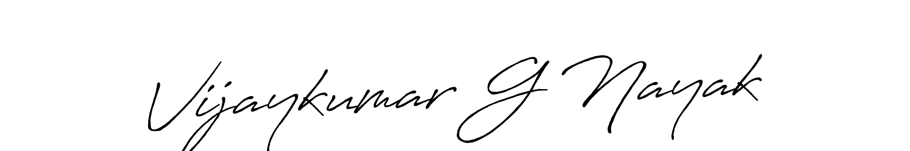 This is the best signature style for the Vijaykumar G Nayak name. Also you like these signature font (Antro_Vectra_Bolder). Mix name signature. Vijaykumar G Nayak signature style 7 images and pictures png