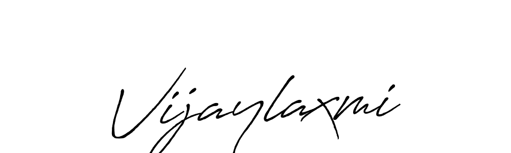 How to make Vijaylaxmi name signature. Use Antro_Vectra_Bolder style for creating short signs online. This is the latest handwritten sign. Vijaylaxmi signature style 7 images and pictures png