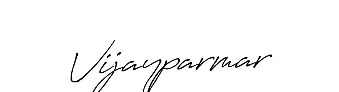 Design your own signature with our free online signature maker. With this signature software, you can create a handwritten (Antro_Vectra_Bolder) signature for name Vijayparmar. Vijayparmar signature style 7 images and pictures png