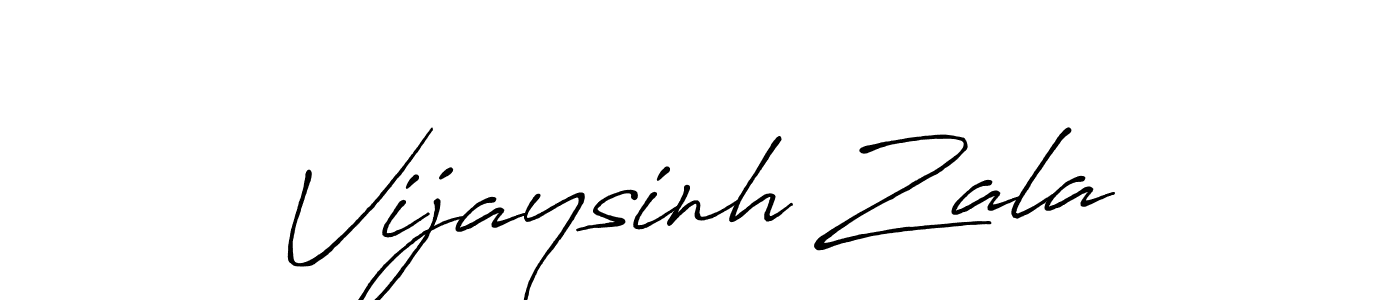 Also You can easily find your signature by using the search form. We will create Vijaysinh Zala name handwritten signature images for you free of cost using Antro_Vectra_Bolder sign style. Vijaysinh Zala signature style 7 images and pictures png
