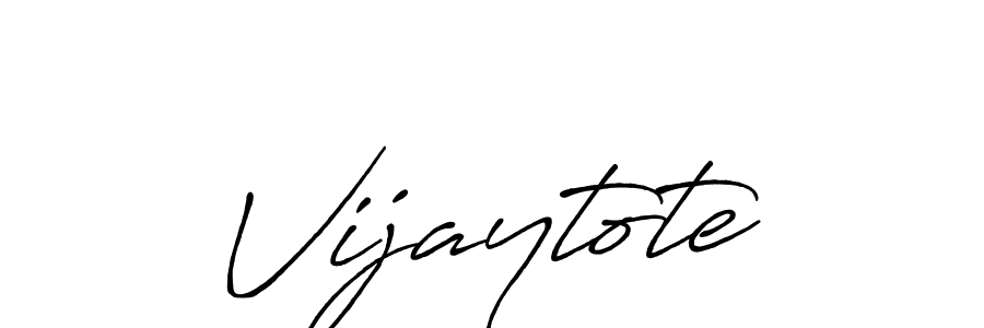 Vijaytote stylish signature style. Best Handwritten Sign (Antro_Vectra_Bolder) for my name. Handwritten Signature Collection Ideas for my name Vijaytote. Vijaytote signature style 7 images and pictures png