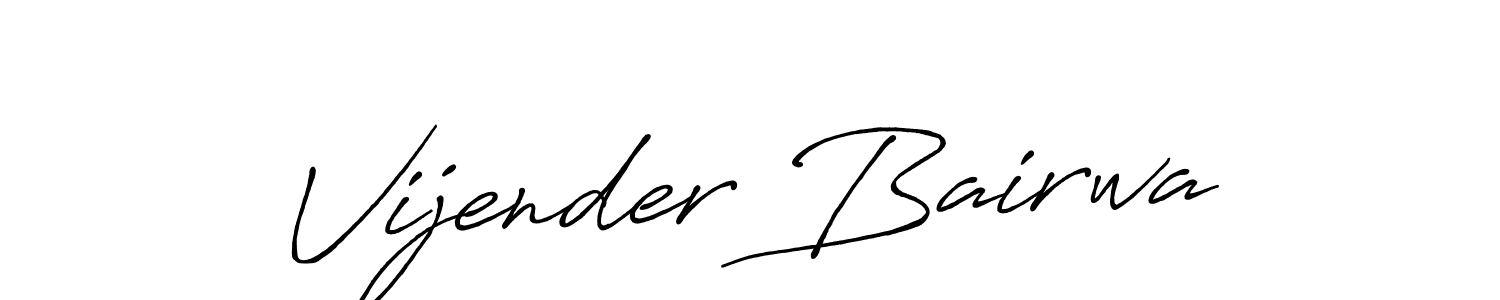 if you are searching for the best signature style for your name Vijender Bairwa. so please give up your signature search. here we have designed multiple signature styles  using Antro_Vectra_Bolder. Vijender Bairwa signature style 7 images and pictures png