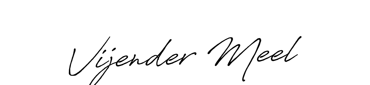 Once you've used our free online signature maker to create your best signature Antro_Vectra_Bolder style, it's time to enjoy all of the benefits that Vijender Meel name signing documents. Vijender Meel signature style 7 images and pictures png