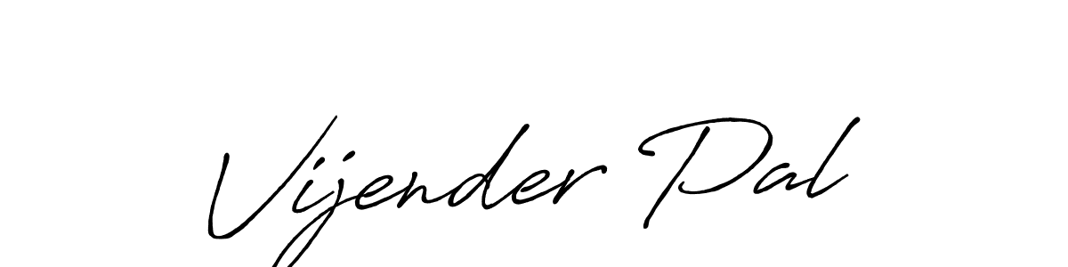 You should practise on your own different ways (Antro_Vectra_Bolder) to write your name (Vijender Pal) in signature. don't let someone else do it for you. Vijender Pal signature style 7 images and pictures png