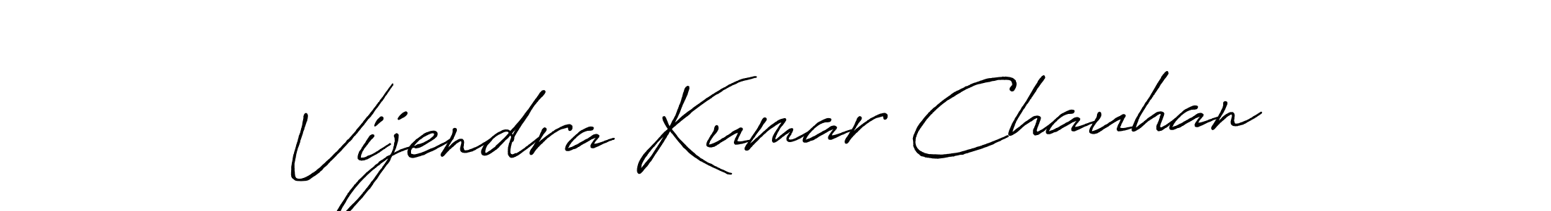 Design your own signature with our free online signature maker. With this signature software, you can create a handwritten (Antro_Vectra_Bolder) signature for name Vijendra Kumar Chauhan. Vijendra Kumar Chauhan signature style 7 images and pictures png