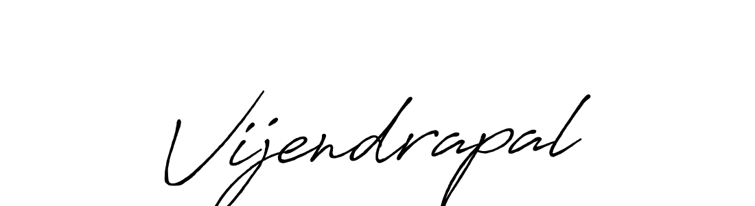 Use a signature maker to create a handwritten signature online. With this signature software, you can design (Antro_Vectra_Bolder) your own signature for name Vijendrapal. Vijendrapal signature style 7 images and pictures png