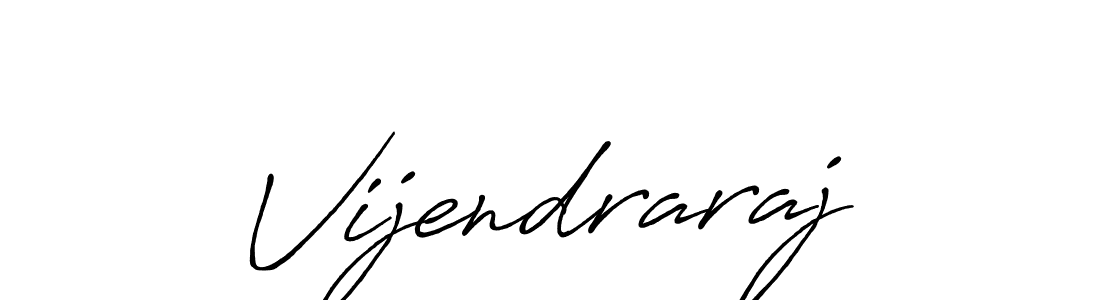 Design your own signature with our free online signature maker. With this signature software, you can create a handwritten (Antro_Vectra_Bolder) signature for name Vijendraraj. Vijendraraj signature style 7 images and pictures png