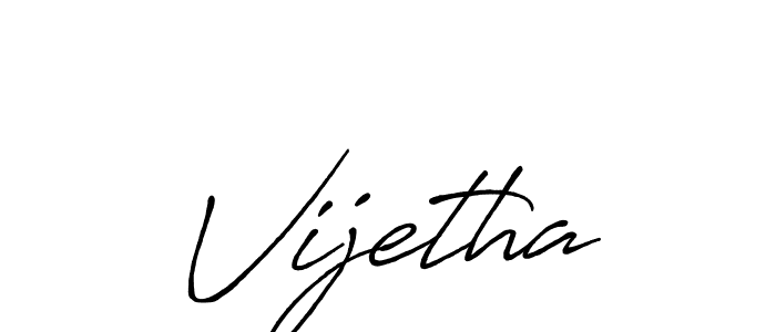 Make a beautiful signature design for name Vijetha. Use this online signature maker to create a handwritten signature for free. Vijetha signature style 7 images and pictures png