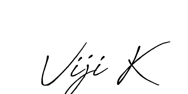 Once you've used our free online signature maker to create your best signature Antro_Vectra_Bolder style, it's time to enjoy all of the benefits that Viji K name signing documents. Viji K signature style 7 images and pictures png