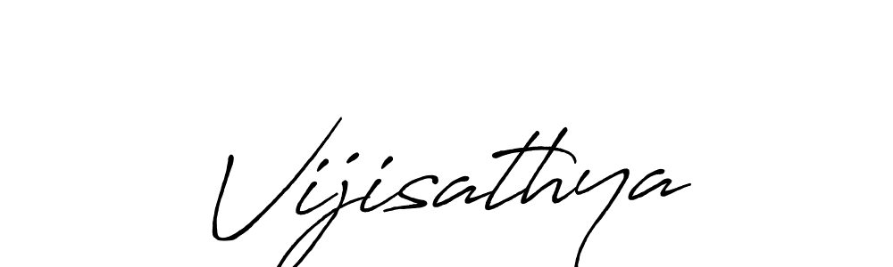 How to make Vijisathya name signature. Use Antro_Vectra_Bolder style for creating short signs online. This is the latest handwritten sign. Vijisathya signature style 7 images and pictures png