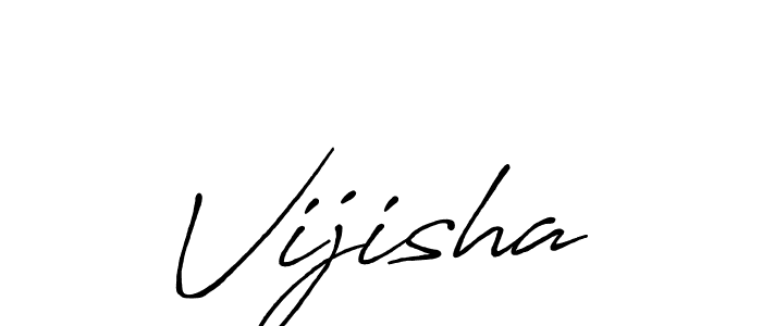 Also we have Vijisha name is the best signature style. Create professional handwritten signature collection using Antro_Vectra_Bolder autograph style. Vijisha signature style 7 images and pictures png