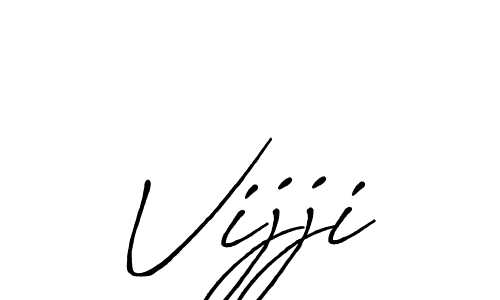 Best and Professional Signature Style for Vijji. Antro_Vectra_Bolder Best Signature Style Collection. Vijji signature style 7 images and pictures png