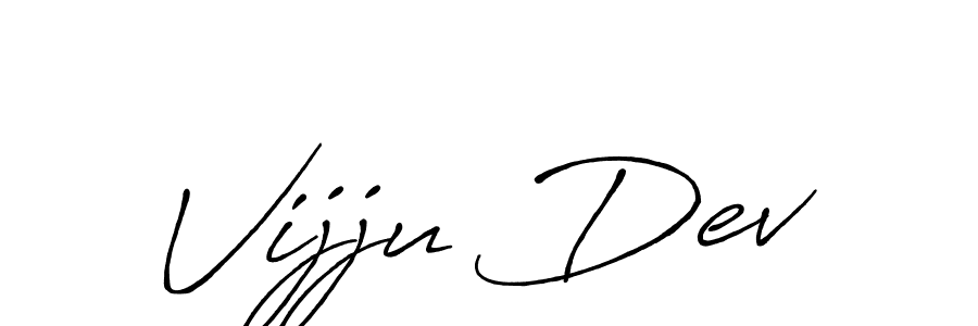 Make a beautiful signature design for name Vijju Dev. With this signature (Antro_Vectra_Bolder) style, you can create a handwritten signature for free. Vijju Dev signature style 7 images and pictures png