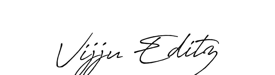 Once you've used our free online signature maker to create your best signature Antro_Vectra_Bolder style, it's time to enjoy all of the benefits that Vijju Editz name signing documents. Vijju Editz signature style 7 images and pictures png