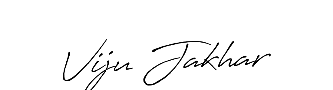 How to make Viju Jakhar signature? Antro_Vectra_Bolder is a professional autograph style. Create handwritten signature for Viju Jakhar name. Viju Jakhar signature style 7 images and pictures png