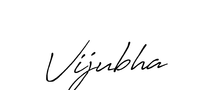 How to make Vijubha signature? Antro_Vectra_Bolder is a professional autograph style. Create handwritten signature for Vijubha name. Vijubha signature style 7 images and pictures png