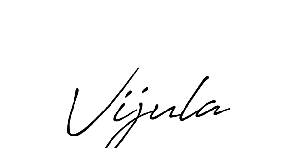 You should practise on your own different ways (Antro_Vectra_Bolder) to write your name (Vijula) in signature. don't let someone else do it for you. Vijula signature style 7 images and pictures png