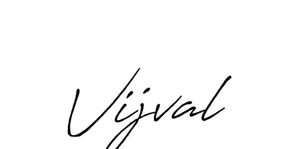 Design your own signature with our free online signature maker. With this signature software, you can create a handwritten (Antro_Vectra_Bolder) signature for name Vijval. Vijval signature style 7 images and pictures png