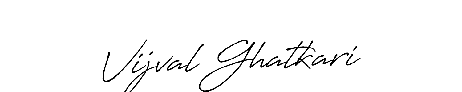 This is the best signature style for the Vijval Ghatkari name. Also you like these signature font (Antro_Vectra_Bolder). Mix name signature. Vijval Ghatkari signature style 7 images and pictures png