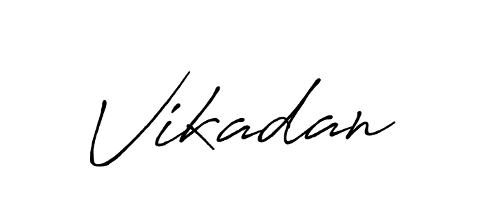 Make a beautiful signature design for name Vikadan. Use this online signature maker to create a handwritten signature for free. Vikadan signature style 7 images and pictures png