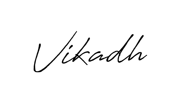 It looks lik you need a new signature style for name Vikadh. Design unique handwritten (Antro_Vectra_Bolder) signature with our free signature maker in just a few clicks. Vikadh signature style 7 images and pictures png