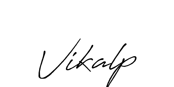 Similarly Antro_Vectra_Bolder is the best handwritten signature design. Signature creator online .You can use it as an online autograph creator for name Vikalp. Vikalp signature style 7 images and pictures png