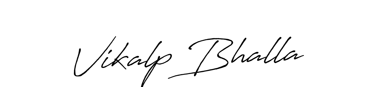 Also we have Vikalp Bhalla name is the best signature style. Create professional handwritten signature collection using Antro_Vectra_Bolder autograph style. Vikalp Bhalla signature style 7 images and pictures png