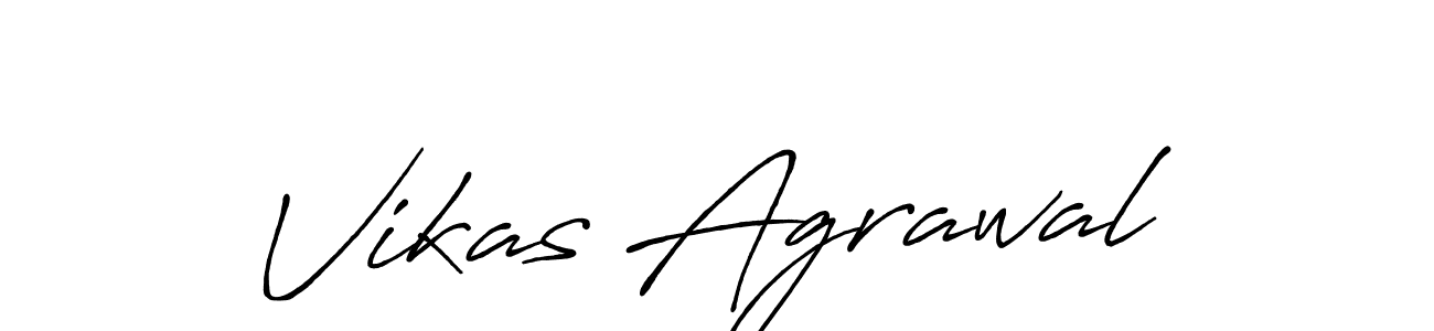 How to make Vikas Agrawal signature? Antro_Vectra_Bolder is a professional autograph style. Create handwritten signature for Vikas Agrawal name. Vikas Agrawal signature style 7 images and pictures png