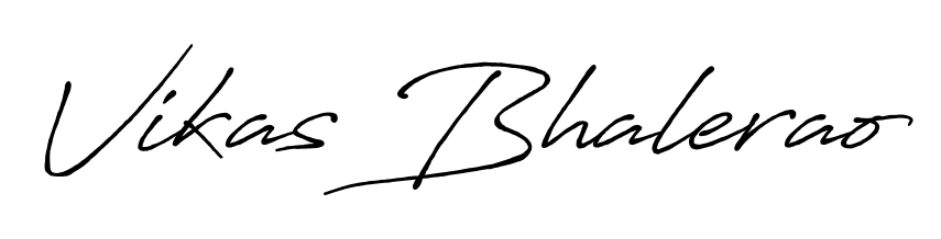 Turn your name Vikas Bhalerao into a signature brand with Antro_Vectra_Bolder styling. Download in standard PNG or transparent format anytime. Vikas Bhalerao signature style 7 images and pictures png