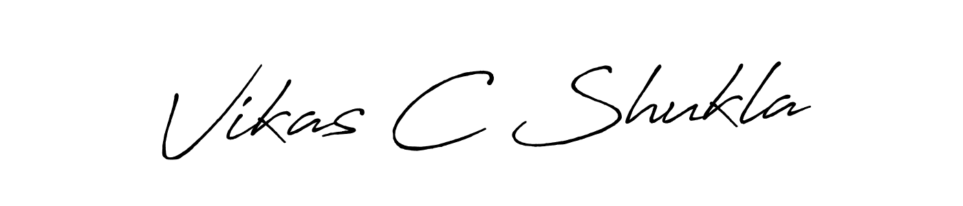 Make a beautiful signature design for name Vikas C Shukla. Use this online signature maker to create a handwritten signature for free. Vikas C Shukla signature style 7 images and pictures png