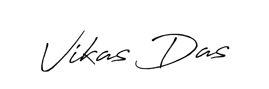 Vikas Das stylish signature style. Best Handwritten Sign (Antro_Vectra_Bolder) for my name. Handwritten Signature Collection Ideas for my name Vikas Das. Vikas Das signature style 7 images and pictures png