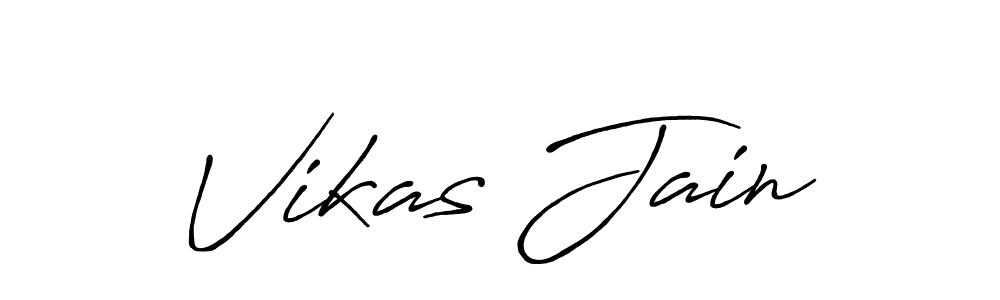 Also we have Vikas Jain name is the best signature style. Create professional handwritten signature collection using Antro_Vectra_Bolder autograph style. Vikas Jain signature style 7 images and pictures png