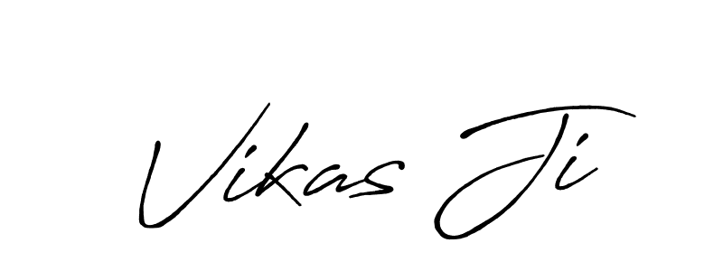 Also You can easily find your signature by using the search form. We will create Vikas Ji name handwritten signature images for you free of cost using Antro_Vectra_Bolder sign style. Vikas Ji signature style 7 images and pictures png