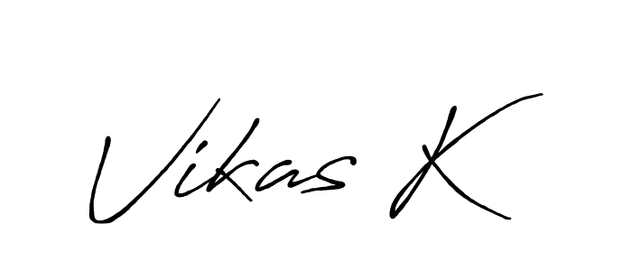 Make a beautiful signature design for name Vikas K. Use this online signature maker to create a handwritten signature for free. Vikas K signature style 7 images and pictures png