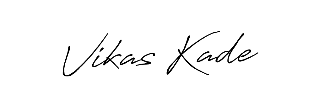 The best way (Antro_Vectra_Bolder) to make a short signature is to pick only two or three words in your name. The name Vikas Kade include a total of six letters. For converting this name. Vikas Kade signature style 7 images and pictures png