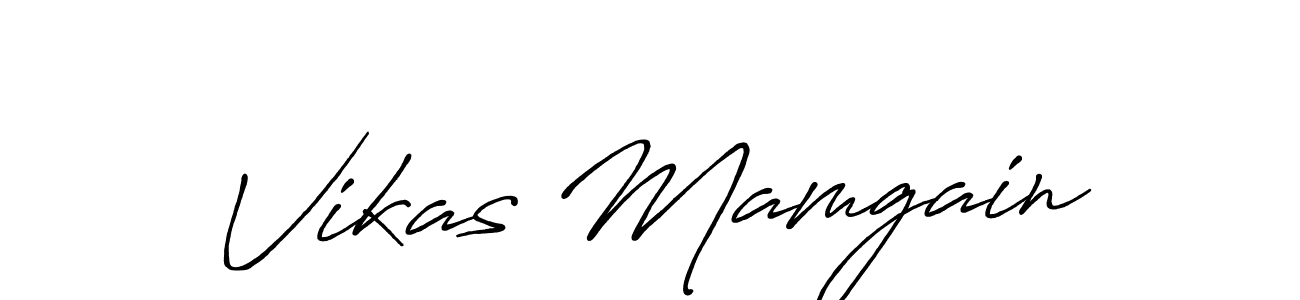 Make a short Vikas Mamgain signature style. Manage your documents anywhere anytime using Antro_Vectra_Bolder. Create and add eSignatures, submit forms, share and send files easily. Vikas Mamgain signature style 7 images and pictures png